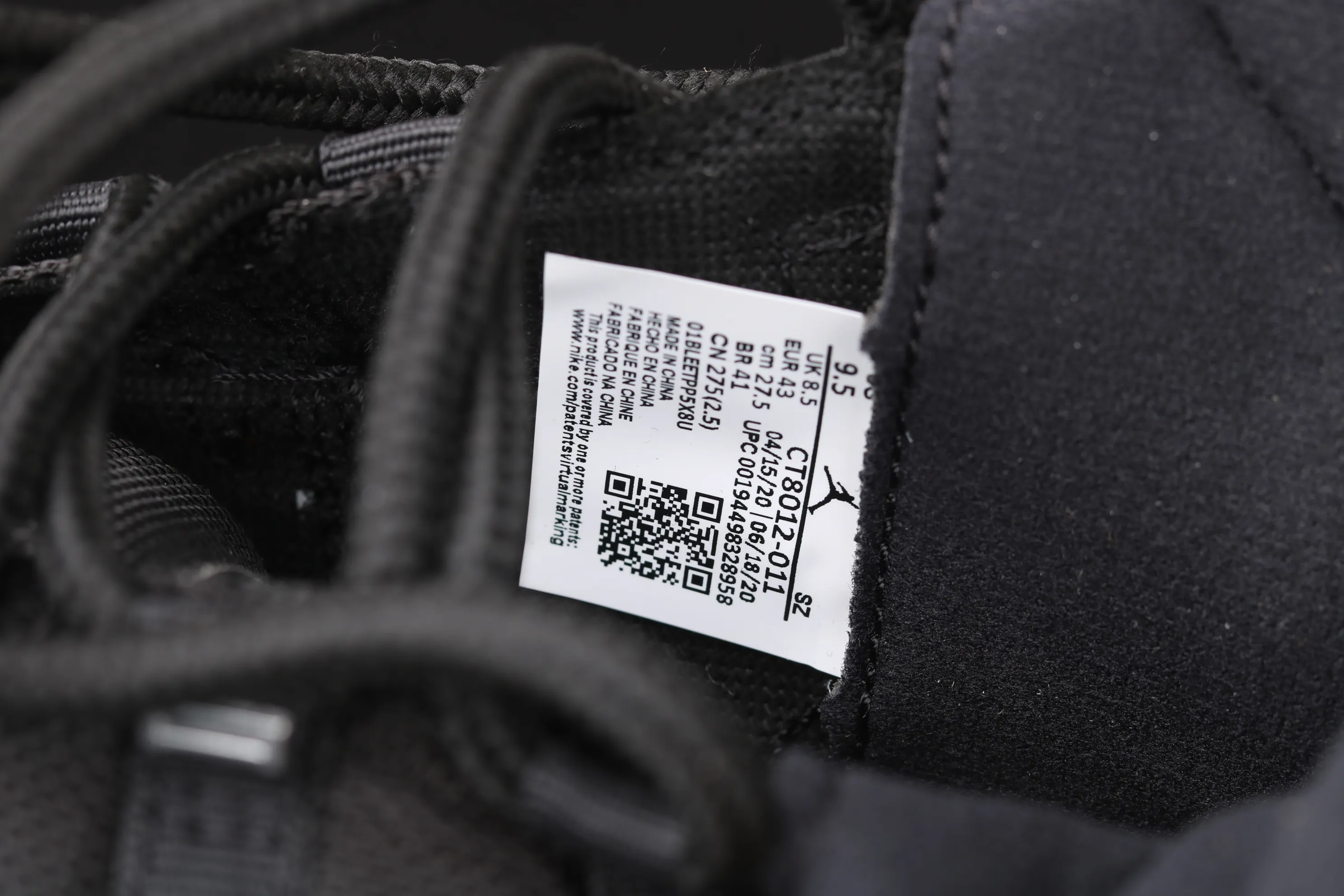 All Categories Air Jordan Jordan Series Basketball Shoes Air Jordan 11 Pure Original Version Air Jordan 11 "25th Anniversary" AJ11 Joe 11 Devil II Genuine Standard Real Carbon CT8012-011